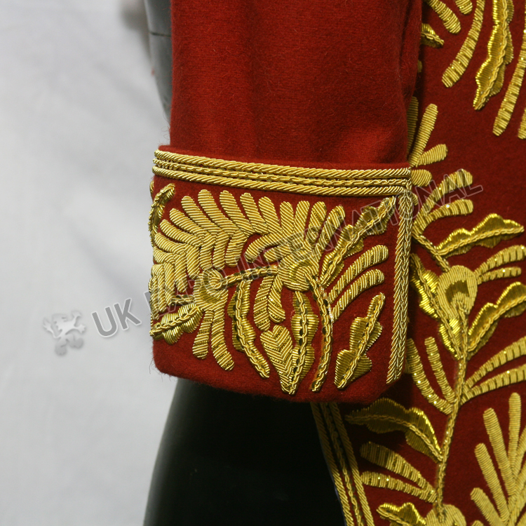 Hand Made Embroidery British court Levee Jacket