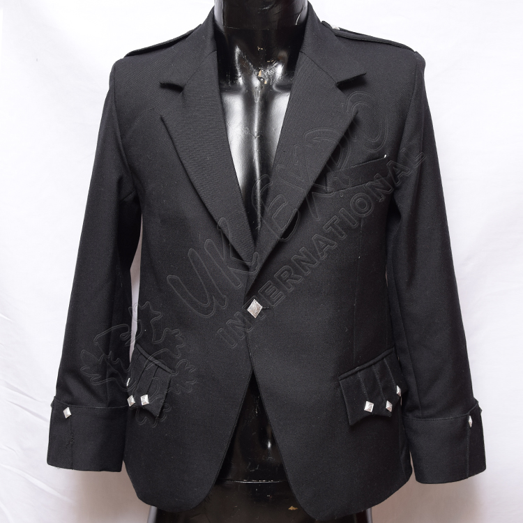 Black Argyle Jacket