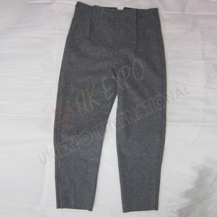 Breeches Short Gray Wool Trouser