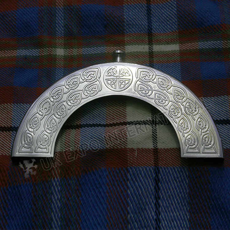 Stainless Steel Celtic knot cantle