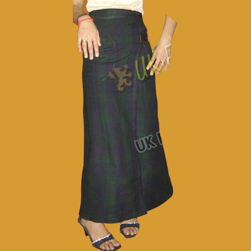 Ladies Long tartan Skirt