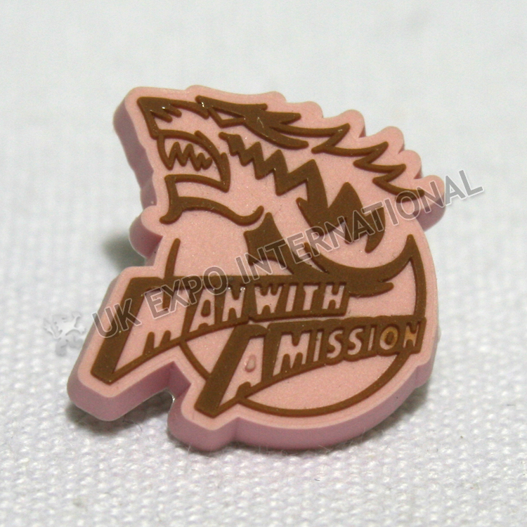 Man With Amission Rubber Pin