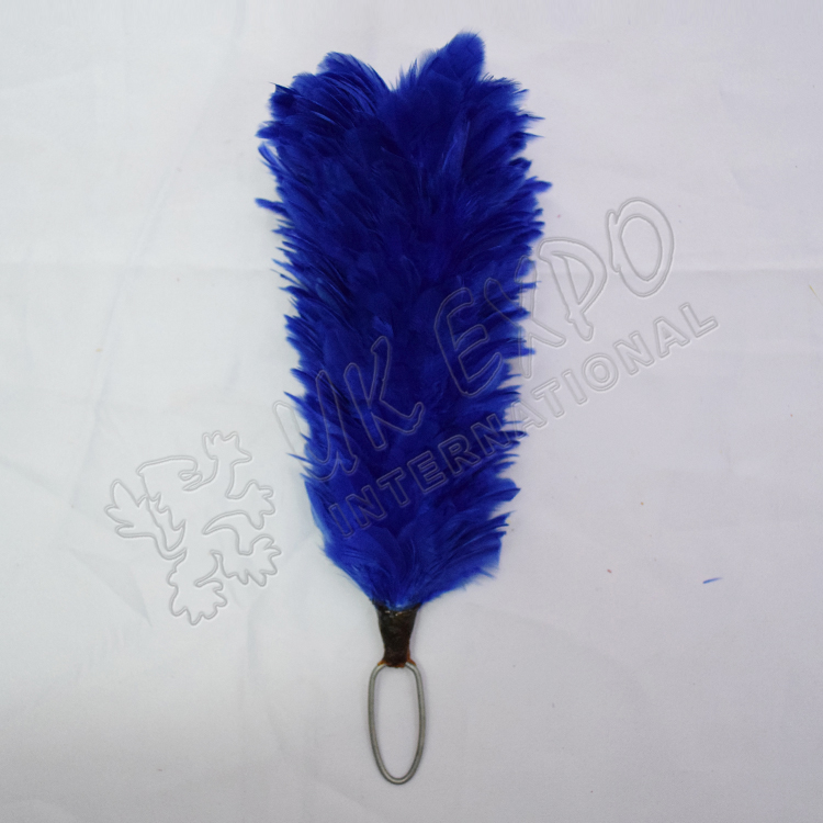 Navy Blue Feather Hackles