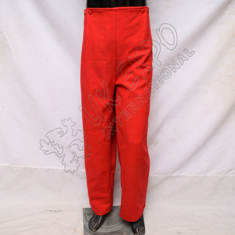 Red Color Civil War Trouser