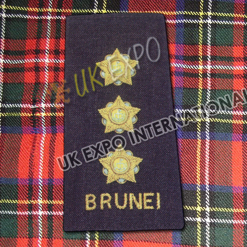 Shoulder/Epaulette Brunei Color Black & Yellow