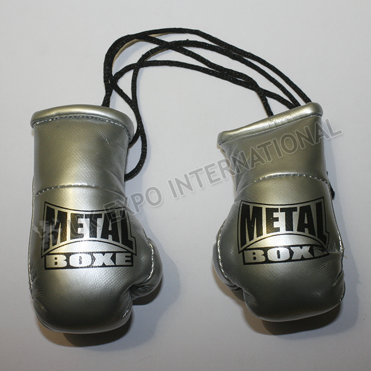 Silver Metallic Color Boxing Glove Key Chain