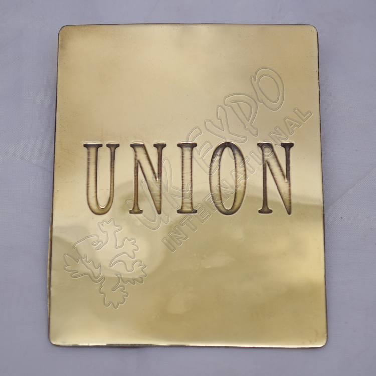 Union Brass Chest Plate