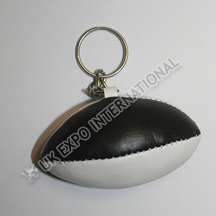 Black and White Color Rugbhy Key Chain