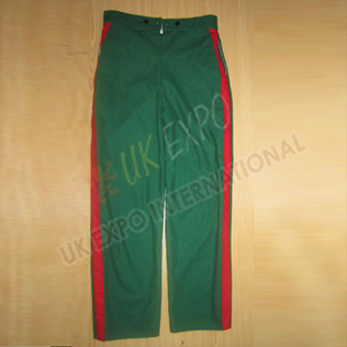 Green Trouser with Red Strip and 2 side pockets