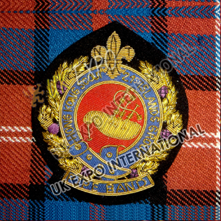 Pipe Band Blazer Badge