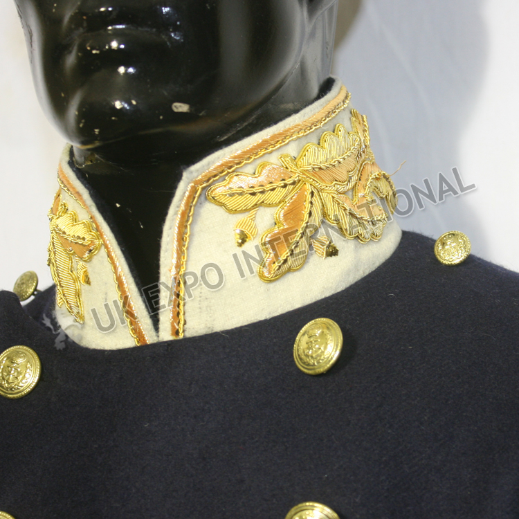 1902 Royal Navy Admirals Full Dress Tunic being a double breasted coatee