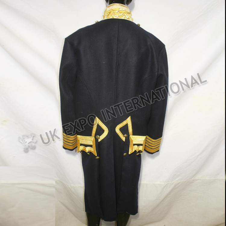 1902 Royal Navy Admirals Full Dress Tunic being a double breasted coatee