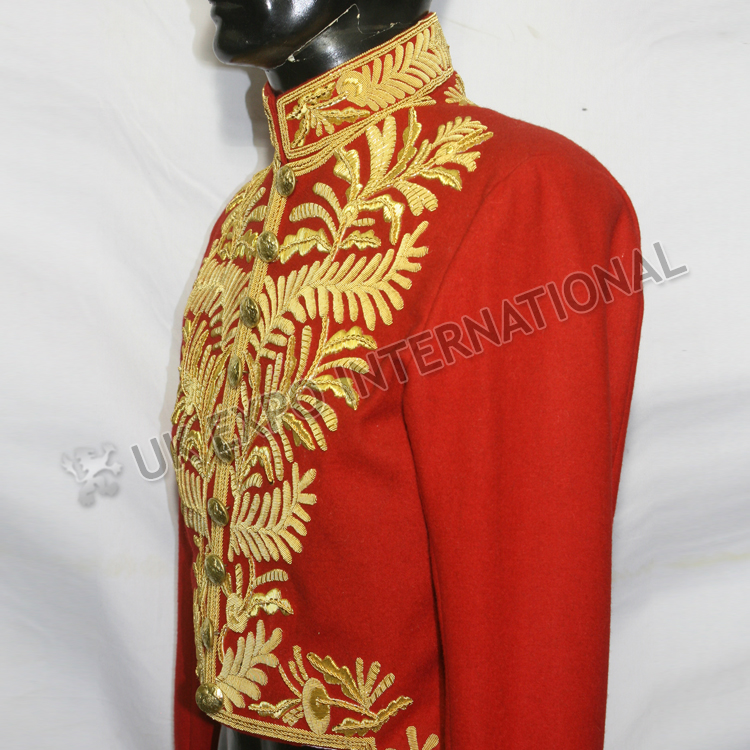 Hand Made Embroidery British court Levee Jacket