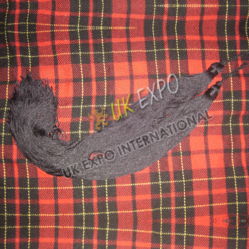 Black Silk Long Tessels or Dress Cord
