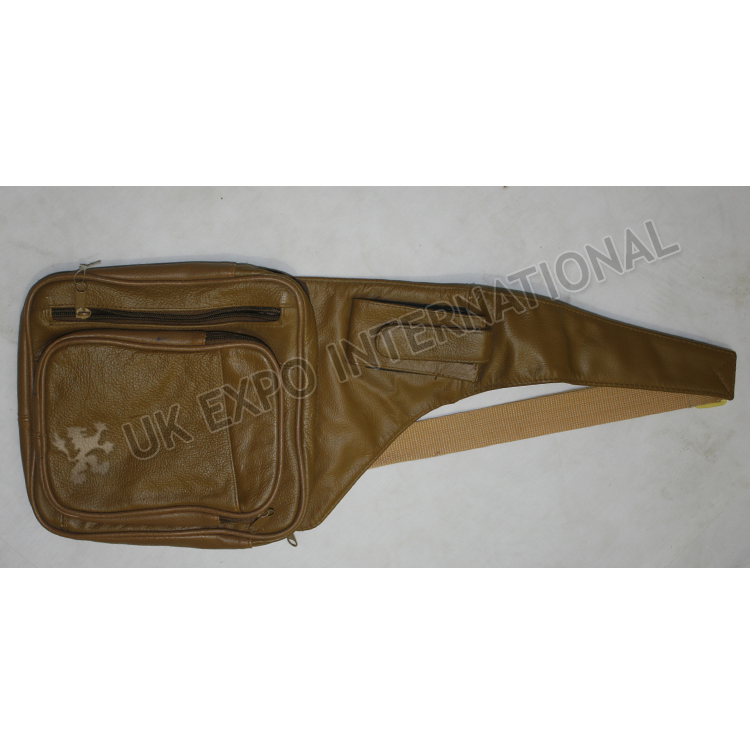 Brown Real Leather shoulder Bag