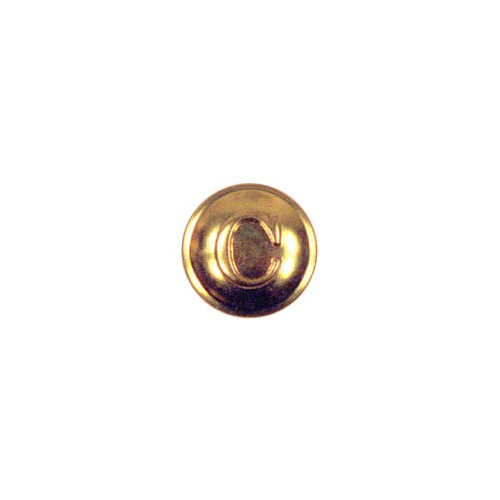 Block C (Cavalry) Brass Button, Double Piece