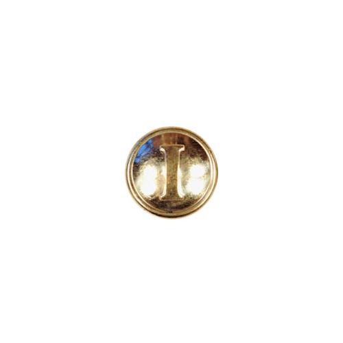 CS Infantry Brass Button, Double Piece