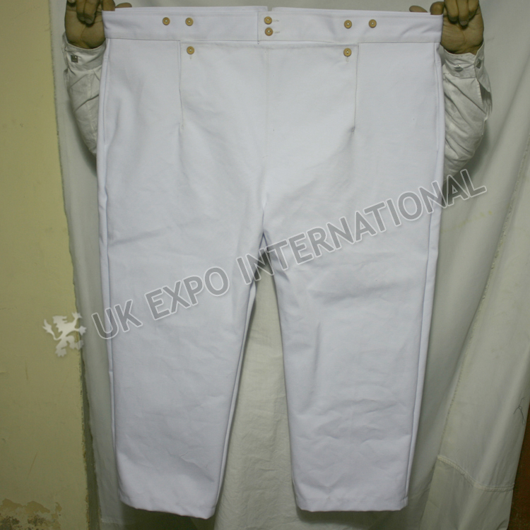 Civil War Short Trouser Heavy Cotton With Wooden Buttons