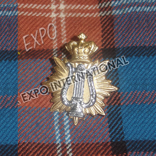 Crown Harp Metal Badge