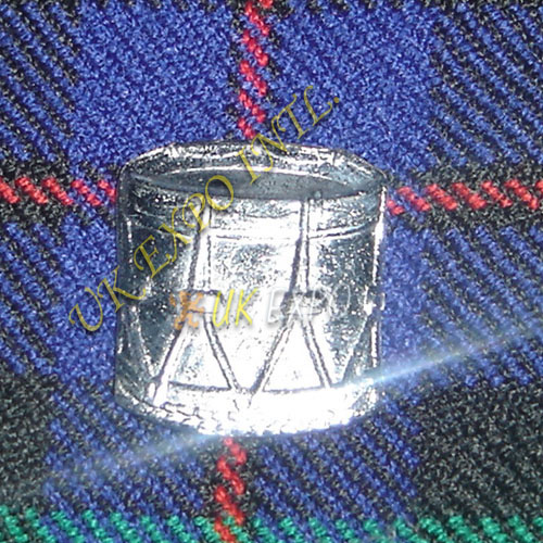 Drum Metal Badge