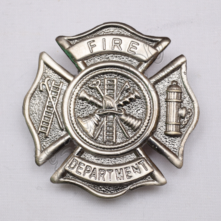 Fire Department Metal Badge