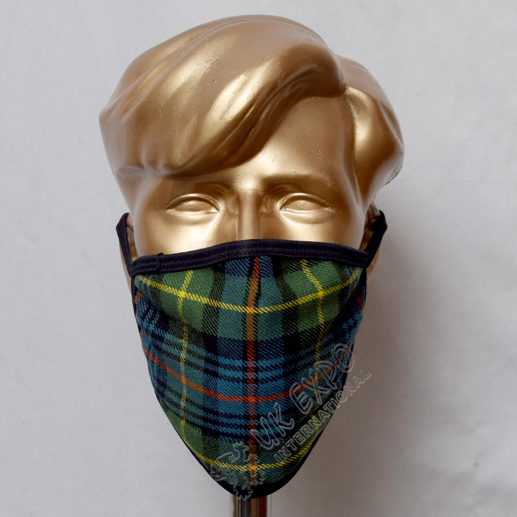 Flower of Scotland Tartan Scottish Style Mask