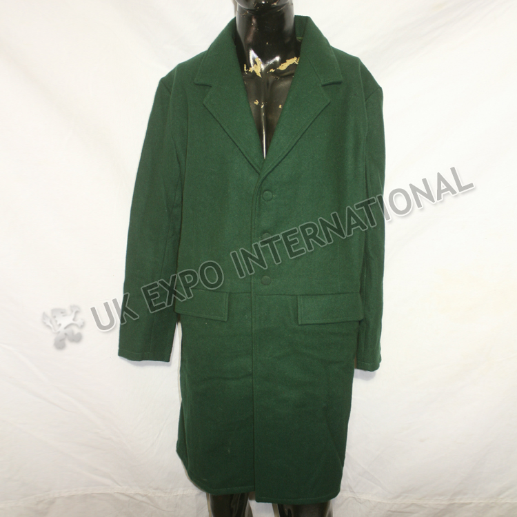Frock Coats (1850 On) Victorian Tunic Dark green Color