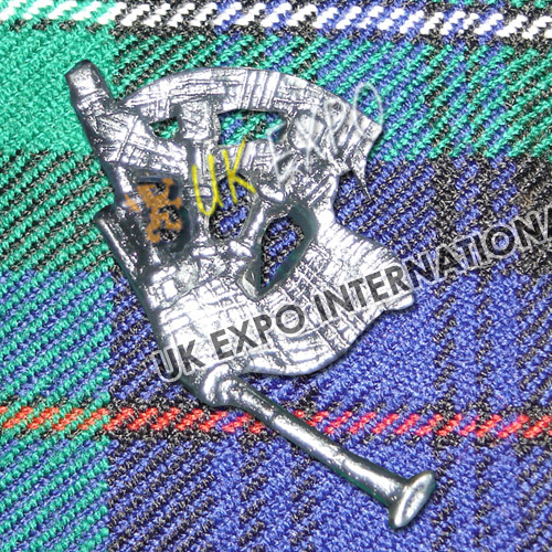 Great Highland Bagpipe Badge