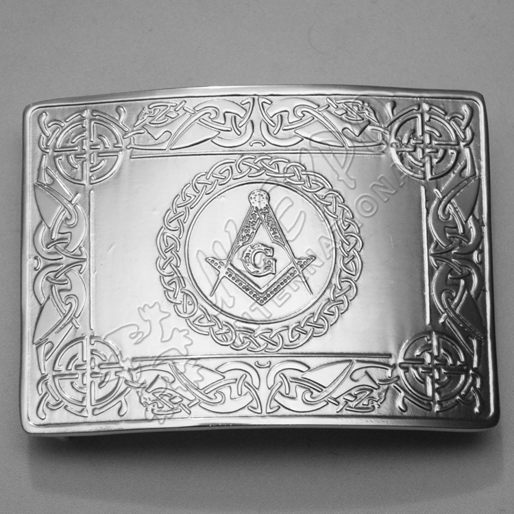 Masonic Buckle with Celtic Chain