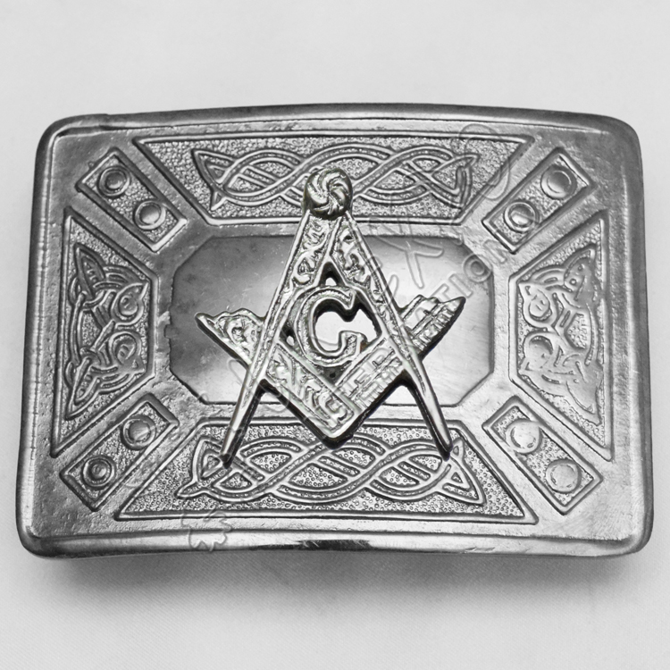 Masonic Celtic Design Buckle