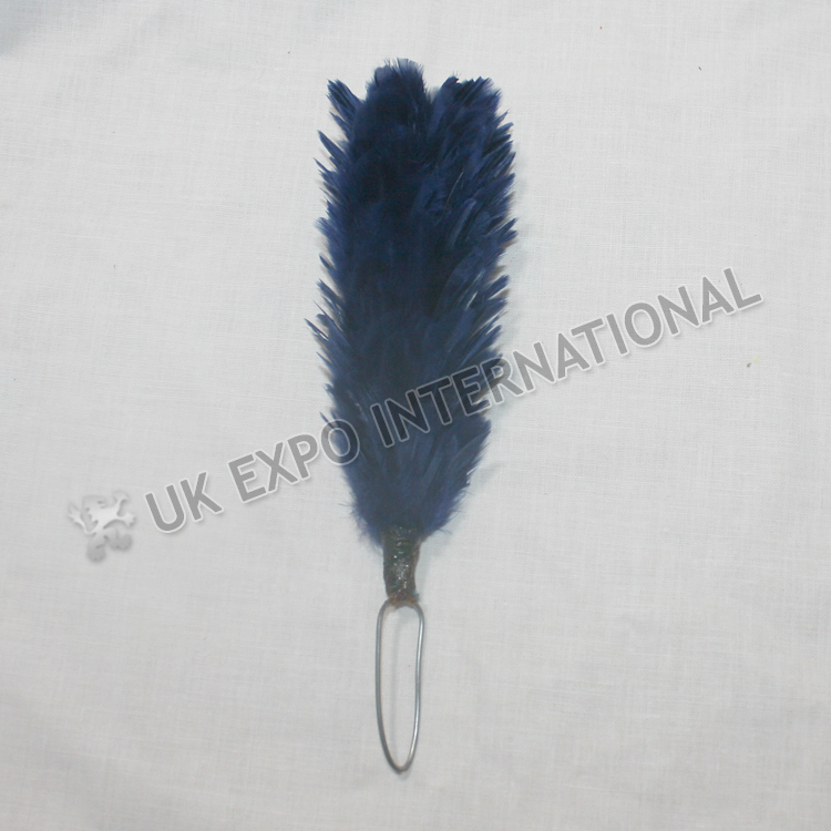 Navy Blue Color Feather Hackle