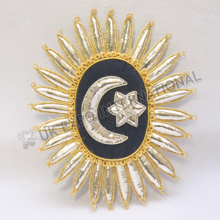 NELSON ORDER OF THE CRESCENT Hand Embroidery Badge