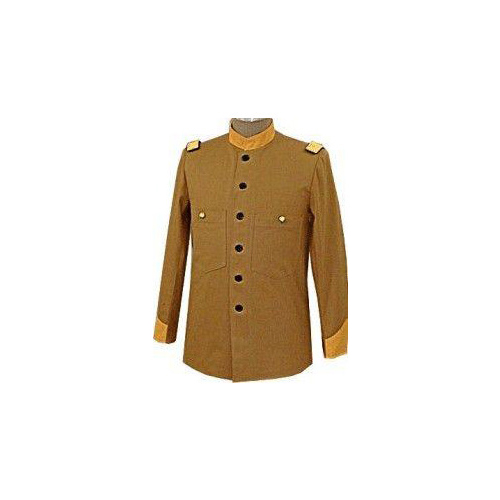 OFFICERS FATIGUE BLOUSE BROWN CANVAS DUCK