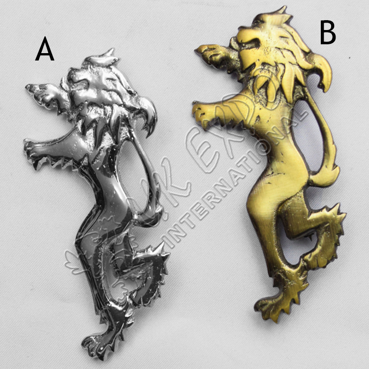 Rampar lion Kilt Pin , Small and Large