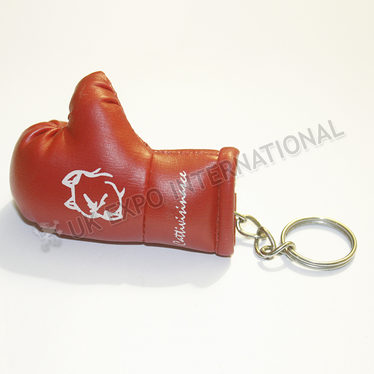 Red Color Boxing Glove Key Chain