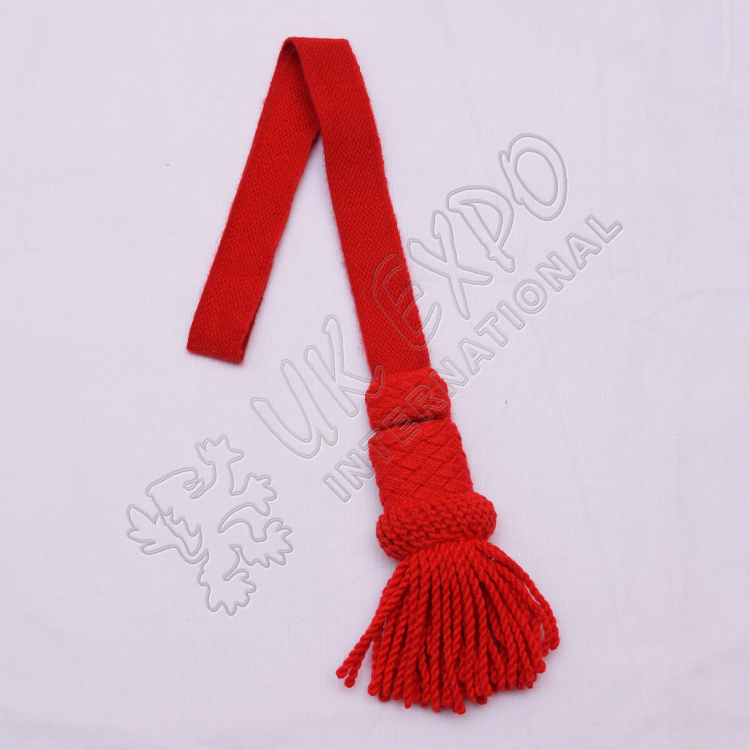 Red sword knot woolen