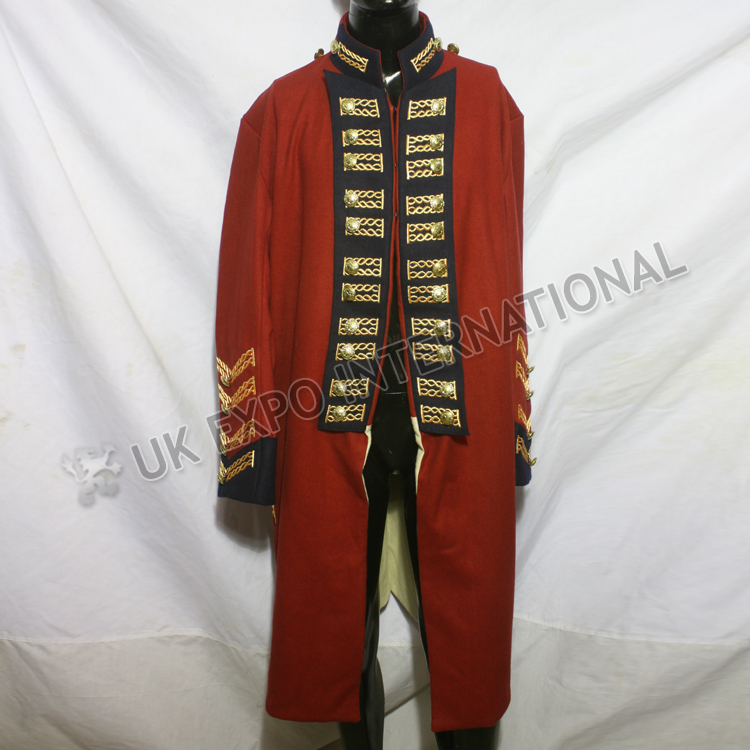 Royal Marines Dress Coat Pattern 1782