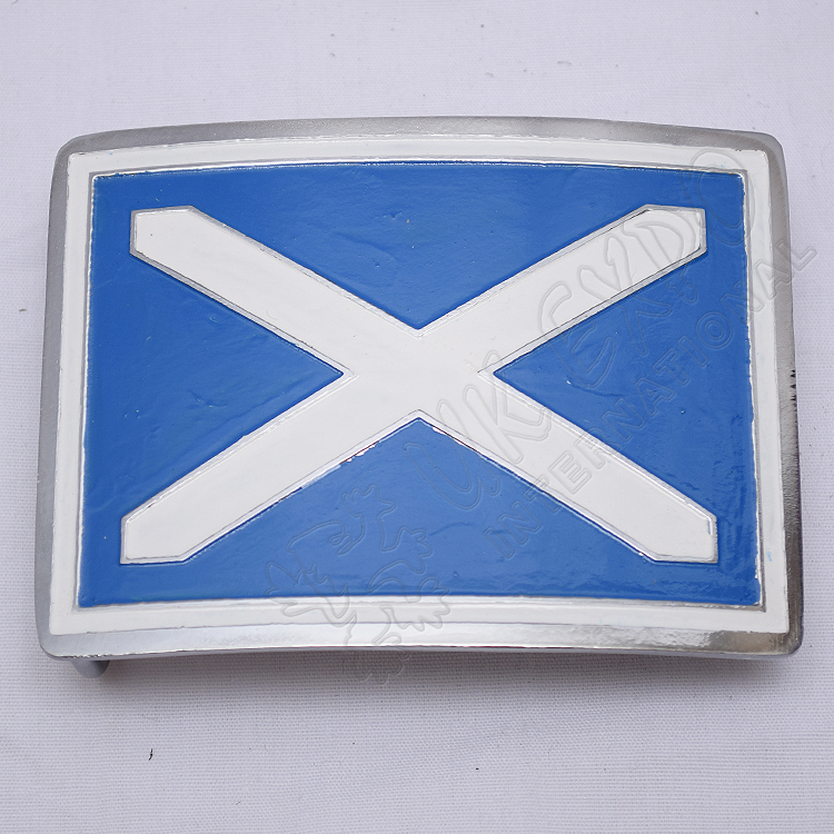 Saltire Buckle SS Color Filled