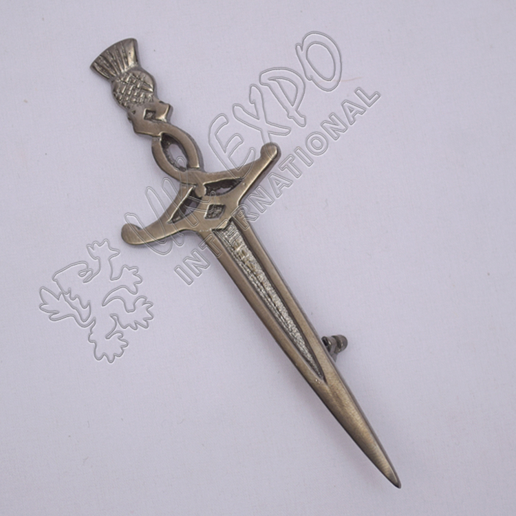 Scotland Sword Shiny Antique Kilt pin