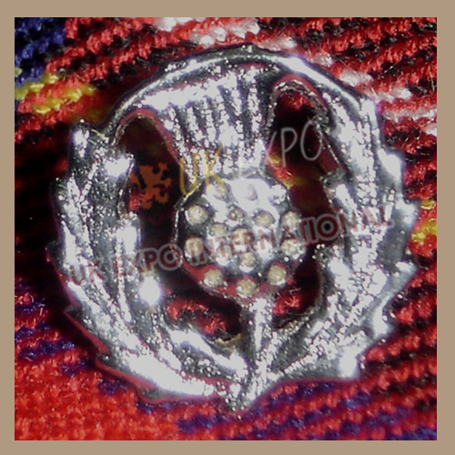 Scottish Flower Metal Badge