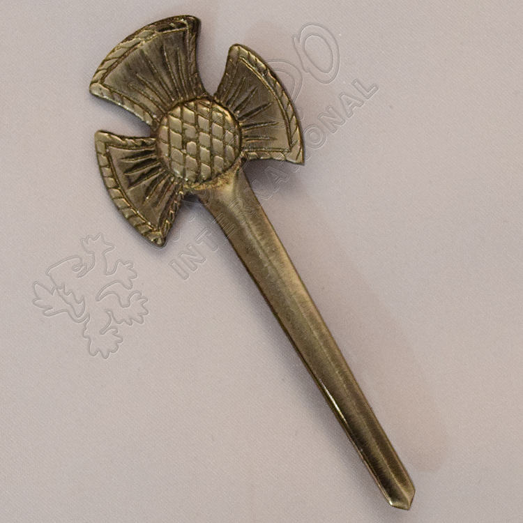 Scottish Shamrock Style Shiny Antique Kilt Pins