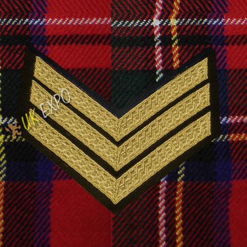 Sergeant 3 Stripe Gold Braid