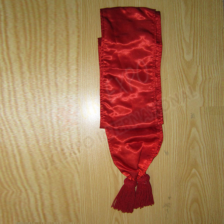 Silk Sash Red Color with Red Tessels