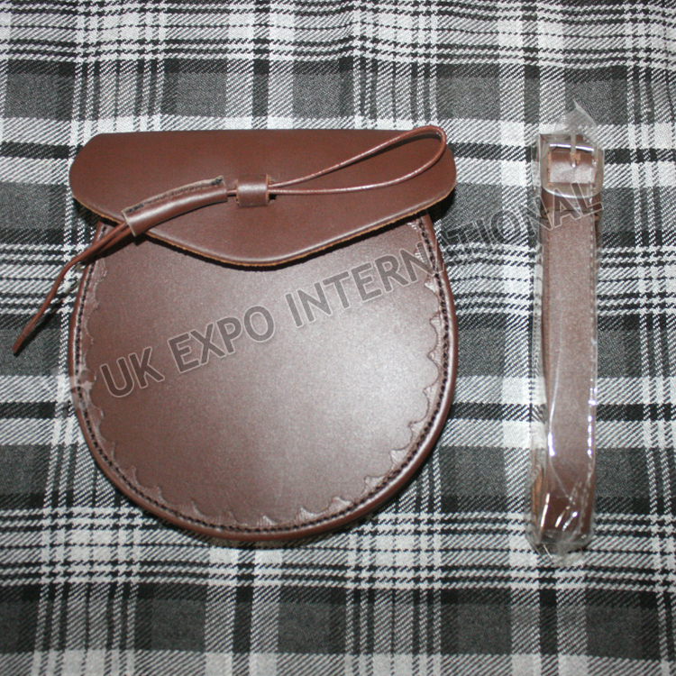 Sporran Leather Embossed