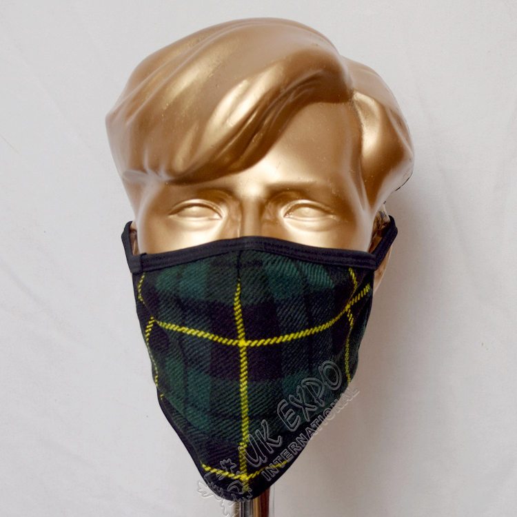Wallace Hunting Tartan Scottish Style Mask
