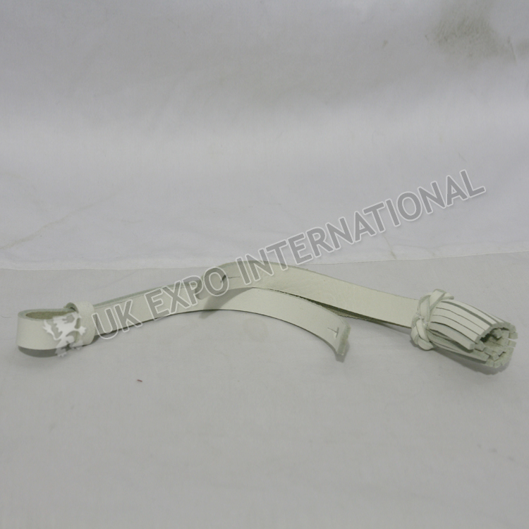 White leather sword knot 