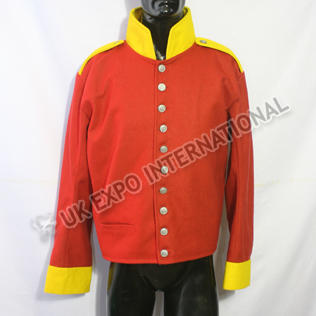 12th regiment Red ColoCoat with Yellow Collar Cuff