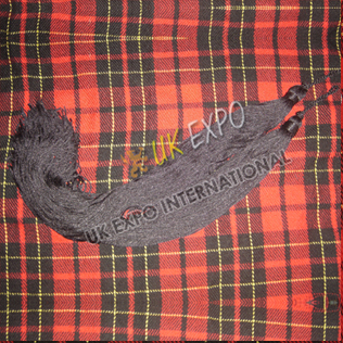Black Silk Long Tessels or Dress Cord