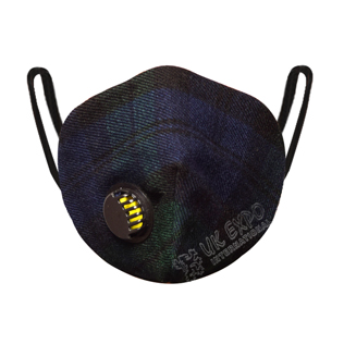 Black Watch Tartan Scottish Filter Mask