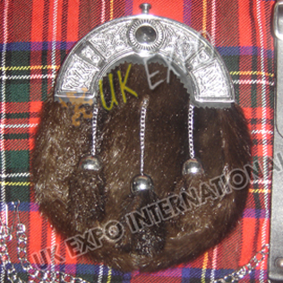 Brwon Seal Skin With Celtic Cantle